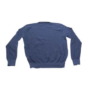 J.Crew Blue Sweater Men’s Unsized  Lightweight Pullover Knit Preppy Casual